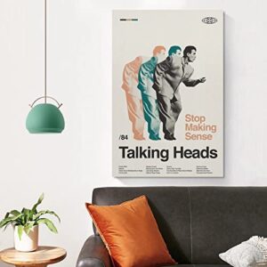 ARVACY Talking Heads Stop Making Sense Canvas Poster Wall Decorative Art Painting Living Room Bedroom Decoration Gift Unframe-style12x18inch(30x45cm)