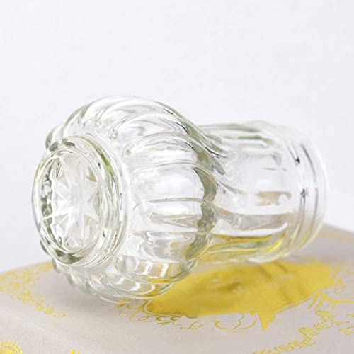 2pcs Spice Salt Jar Glass Kitchen Pepper Seasoning Shaker Jar BBQ Cooking Bottle Small Salt Shaker Pepper Powder Jar