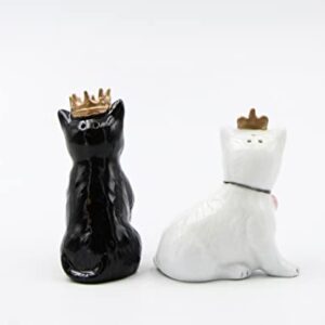 Cosmos Gifts 21031 Prince and Princess Cat Salt and Pepper Shaker