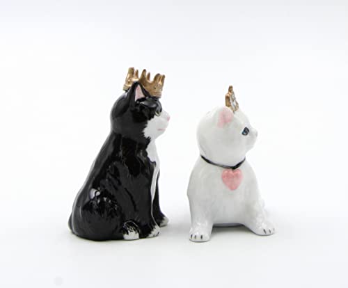 Cosmos Gifts 21031 Prince and Princess Cat Salt and Pepper Shaker