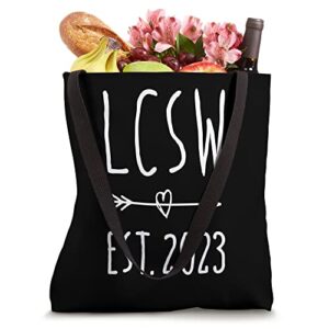 LCSW Graduation 2023 Licensed Clinical Social Worker Tote Bag