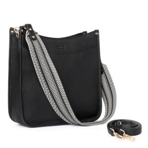 cluci vegan leather women’s crossbody handbags fashion hobo shoulder bag purse for ladies with adjustable strap