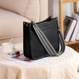 CLUCI Vegan Leather Women's Crossbody Handbags Fashion Hobo Shoulder Bag Purse For Ladies with Adjustable Strap