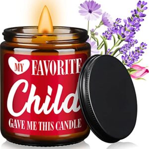 mothers day gifts for mom, lavender scented jar candles 7oz, birthday gifts for mom dad from daughter son, jar candles gifts for women men, fathers day dad gifts, mom and dad parent gifts from kids