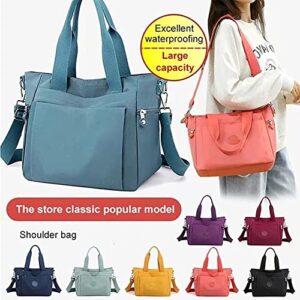 YSGBYSG Female Multi-Color Large-Capacity Tote Bag, Handbag Waterproof Canvas Design, Women's Crossbody Bag Shoulder Bag (black)