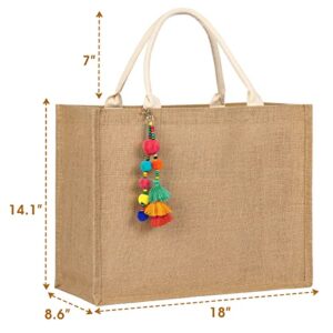 Trifabricy Large Beach Bag for Women, Woven Straw Beach Tote Bag Waterproof, Handmade Weaving Swim Gym Shopping Travel Bag