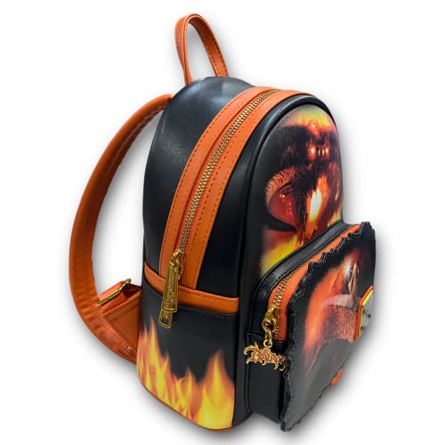 Loungefly GT Exclusive The Lord of the Rings Gandalf vs. Balrog Glow in the Dark Mini Backpack