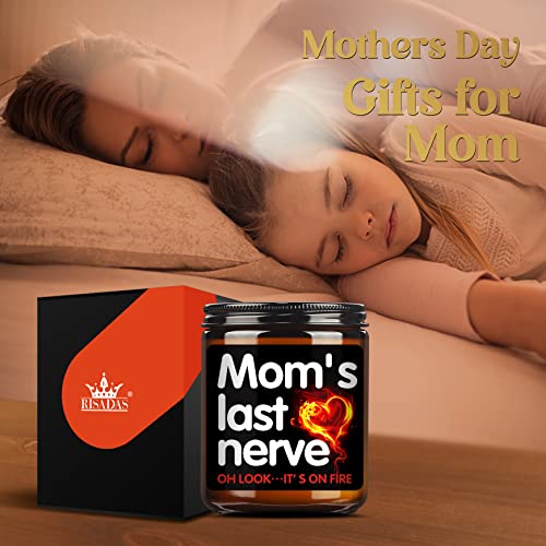 Gifts for Mom, Mothers Day Gifts from Daughter, Son, Birthday Gifts for Mom, Stocking Stuffers Christmas Funny Gifts for Mom Wife Women, Mom Gifts, Long Lasting Jar Candles, 7oz Scented Candles