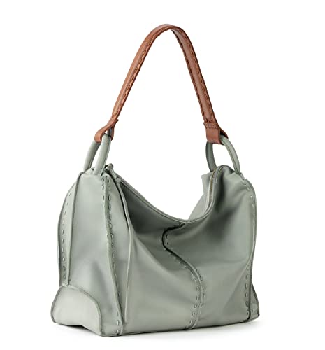 The Sak Los Feliz Hobo in Leather, Lined, Roomy Shoulder Purse, Meadow