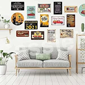 In This House We Are Friends Tin Signs, Friends Quotes Poster, Show Lover, Retro Funny Metal Sign Vintage Poster Wall Art Home Decor Tin Sign, 8x12 Inches