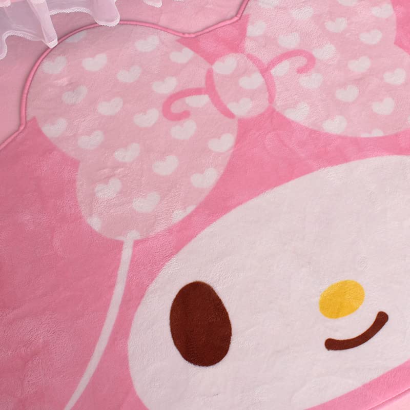 Kawaii Melody Rug for Girls Bedroom Carpet for Living Room Plush Soft Cute Rugs Home Decoration (15.7"x 23.7")
