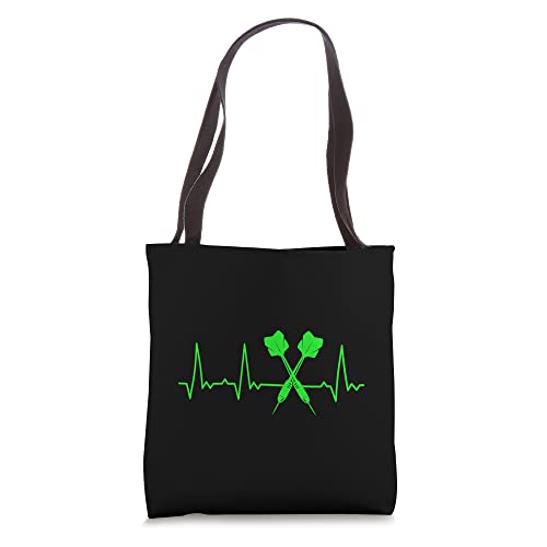 Heartbeat Darts Tote Bag