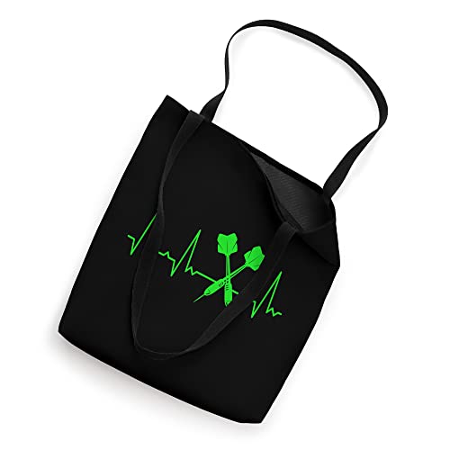 Heartbeat Darts Tote Bag