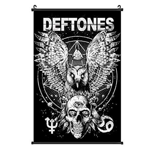 Poster Eagle Skull Deftones Scroll Painting Wall Hanging Decor Artwork Wall Art 16" X 24"