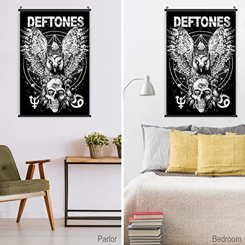 Poster Eagle Skull Deftones Scroll Painting Wall Hanging Decor Artwork Wall Art 16" X 24"