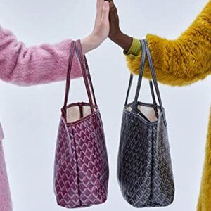 FUMOOD Fashion Shopping Tote Bag, Designer Shoulder Handbags (M,purple)