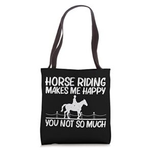 cool horse riding for men women equestrian horseback riding tote bag