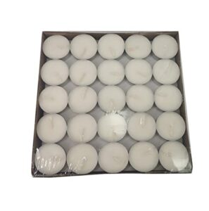 amari 12g tea lights – 100 pack tea light unscented candle – lasts for 3-5 hours (white)