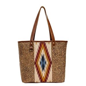 Western Leather Tote Bag for Women - Titios