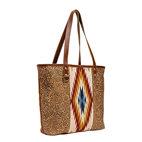 Western Leather Tote Bag for Women - Titios