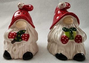 christmas salt and pepper shakers (christmas gnomes set)