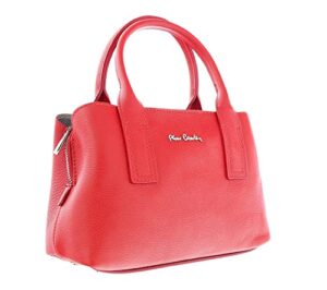 pierre cardin red leather for womens