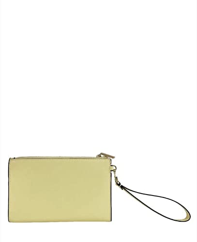 Kate Spade Medium Saffiano Leather Wristlet (Lemon Fond Yellow)