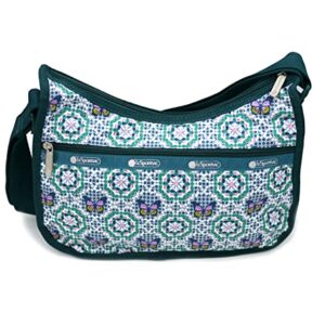 LeSportsac Classic Hobo Crossbody Handbag in Butterfly Mosaic