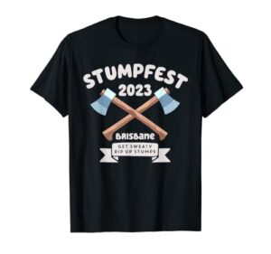 stumpfest 2023 brisbane get sweaty t-shirt