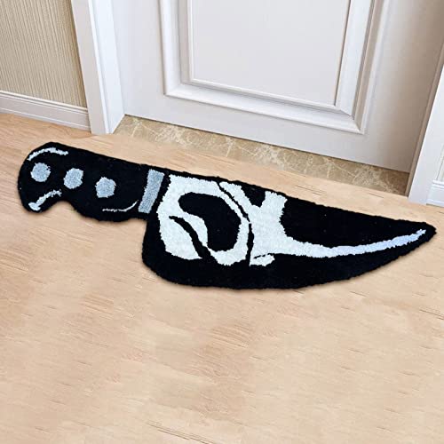 Snoiluo Scary Horror Figure Rug Bed Front Rugs Polyester Home Decoration Doormats (45IN)