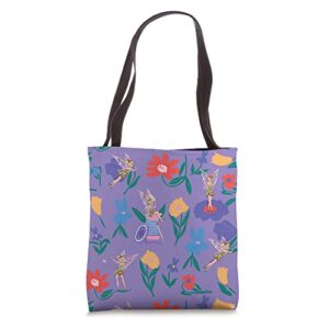 disney princess tinker bell flowers and fairy magic tote bag
