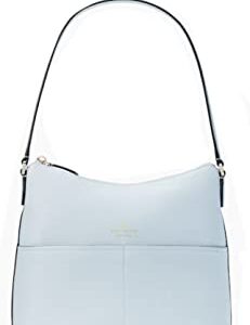 Kate Spade Bailey Textured Leather Shoulder Bag Purse Handbag (Frosty sky)