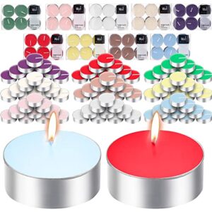 108 pcs scented tea lights candles variety pack 9 scents mini candles set small scented tealight candles bulk, lavender vanilla cinnamon rose lemon green tea cherry blossom ocean and jasmine