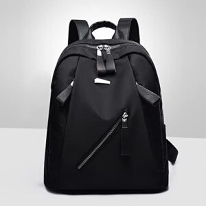 YIWULA Shoulder Backpack Bag Women's 2023 Fashion Popular Waterproof Cloth Backpack Cross Body Bag Men Top Handle Handbag (Black)