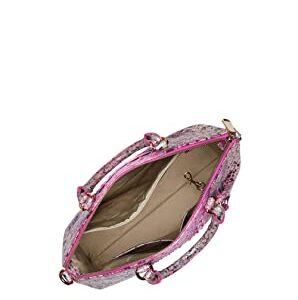 BRAHMIN Pink Cobra Ombre Melbourne Large Duxbury Satchel