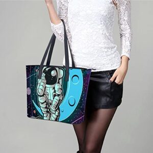 Womens Handbag Planet Leather Tote Bag Top Handle Satchel Bags For Lady