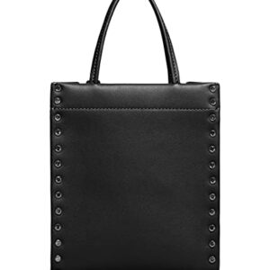 COACH Crystal Rivets Mini Cashin Tote Black One Size