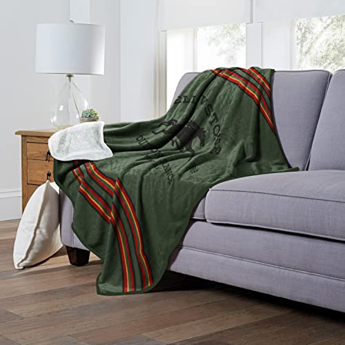 Northwest Yellowstone Silk Touch Sherpa Throw Blanket, 60" x 70", Ranch Blanket