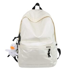 dingzz waterproof backpack women multi-pocket book bag college girls lovely school bag (color : e, size : 31 * 14 * 45cm)