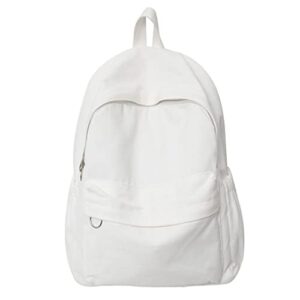 dingzz fashion canvas backpack travel bag backpacks school bag for teenage girls (color : d, size : 30 * 13 * 40cm)