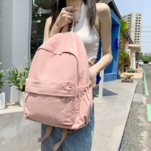 DINGZZ Fashion Canvas Backpack Travel Bag Backpacks School Bag for Teenage Girls (Color : D, Size : 30 * 13 * 40CM)