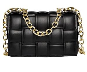 black cute handbag big purse,lady shoulder bags, tote bag with fashion rivet chain,with magnetic buckle closure