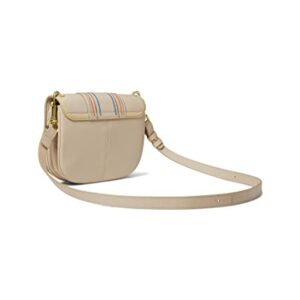 See by Chloe Hana Small Suede & Leather Crossbody Cement Beige One Size