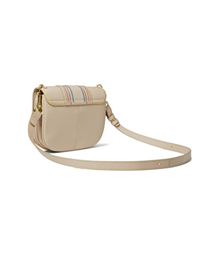 See by Chloe Hana Small Suede & Leather Crossbody Cement Beige One Size