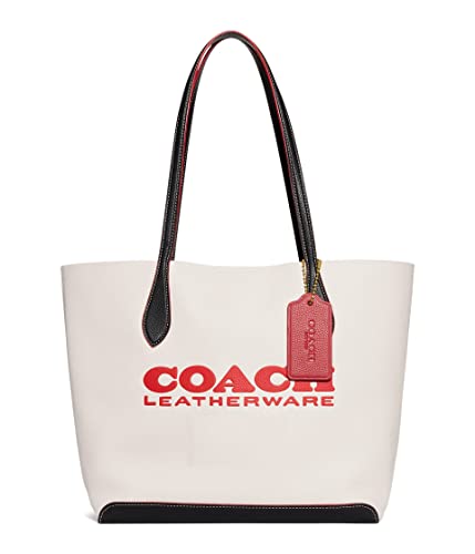 COACH Color-Block Kia Tote Chalk Multi One Size