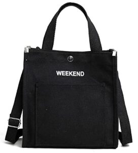 womens canvas tote bag hobo handbag casual shoulder crossbady purse satchel shopping bag
