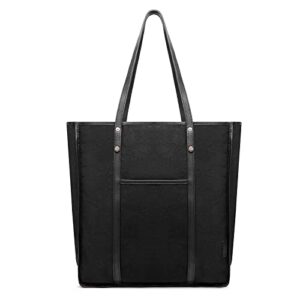 brirt tote bag for women large canvas simple vintage shoulder bag genuine leather retro handbags