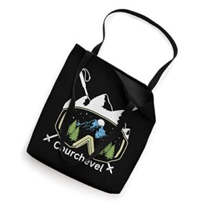 Courchevel France Ski Resort Souvenir for Skiers Tote Bag