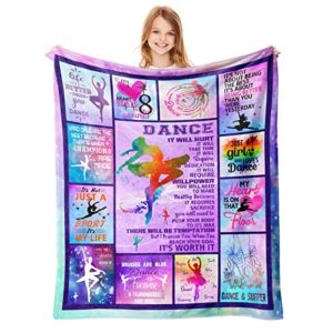 dance gifts, dancer blanket 60″x 50″, dance gifts for girls, dance recital gifts for girls, dance teacher appreciation gifts for women, birthday gifts ideas for teens, ballet dance team, dance lovers