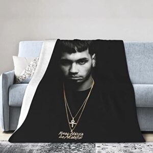 ishaanav anuel music and aa throw blanket for couch sofa fluffy microfiber fleece throw soft, cozy, lightweight anuel music and aa